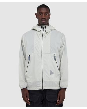 and wander Pertex Wind Jacket (Light - Gray