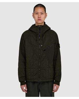 Stone Island Ultralight Quilted-Tc Padded Jacket - Black