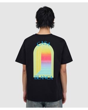 CASABLANCA L'Arche T-Shirt - Black