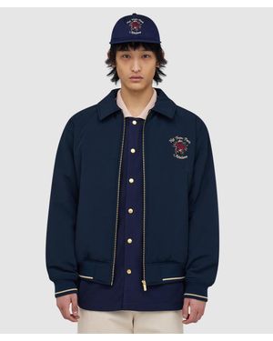 Drole de Monsieur Nfpm Rose Bomber Jacket - Blue