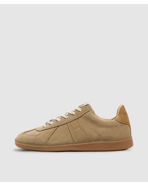 Novesta Gat Suede Trainer - Natural