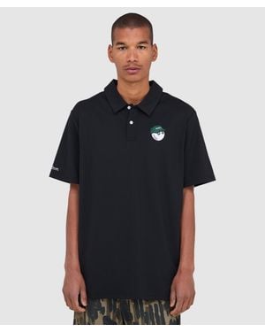 Malbon Golf Fairway Baldwin Polo Shirt - Black