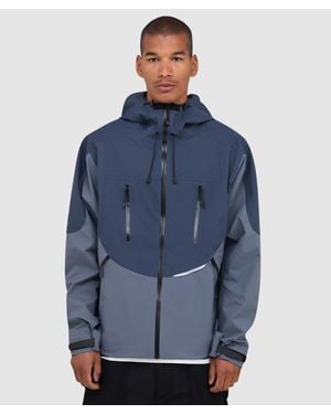 Purple Mountain Observatory Anvil 3L Shell Jacket (Charcoal - Blue