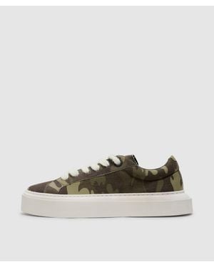Cole Buxton Wilson Canvas Trainer (Camo - Green