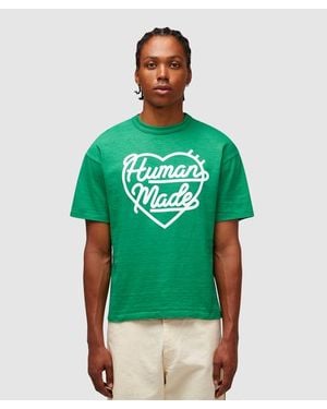 Human Made Heart Logo Colour T-shirt #2 - Green