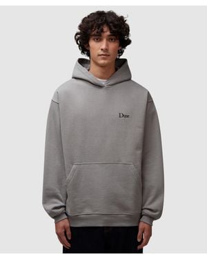 Dime Classic Small Logo Hoodie - Gray