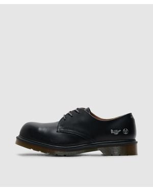 Dr. Martens X Slam Jam 1461 Steel Toe Shoe - Black