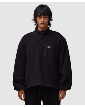 PATTA Sherpa Fleece Pullover - Black
