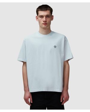 Stone Island Logo T-Shirt (Sky - Blue