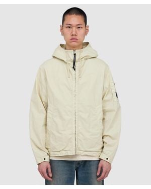 C.P. Company Micro-Reps Hooded Lens Jacket (Frozen Dew - Natural