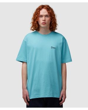 Dime Classic Small Logo T-Shirt (Ocean - Blue