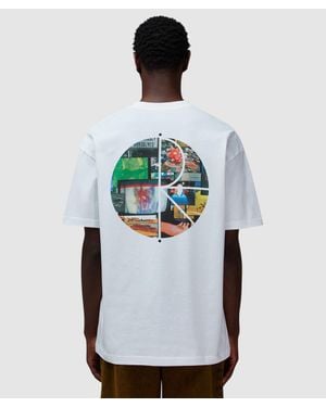 POLAR SKATE Fill Logo Ourselves Collage T-Shirt - White