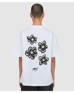MKI Miyuki-Zoku Hibiscus T-Shirt - White