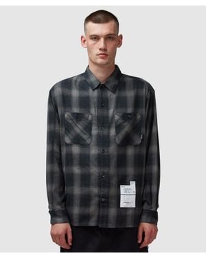 Neighborhood Hombre Check Shirt - Gray
