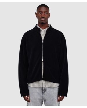mfpen Leisure Zip Up Jacket Jersey Cord - Black