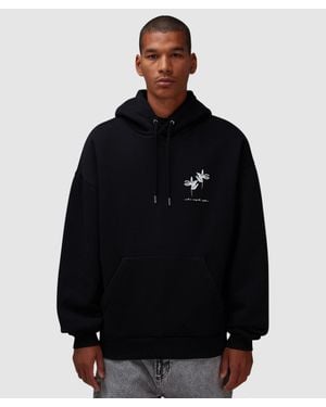 MKI Miyuki-Zoku Ink Flower Hoodie - Black