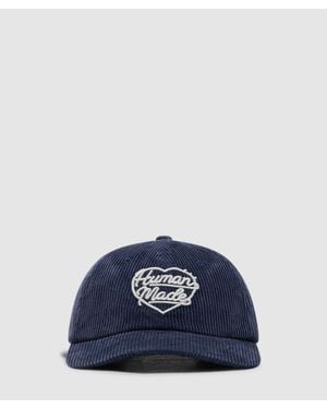 Human Made 6 Panel Corduroy Cap - Blue