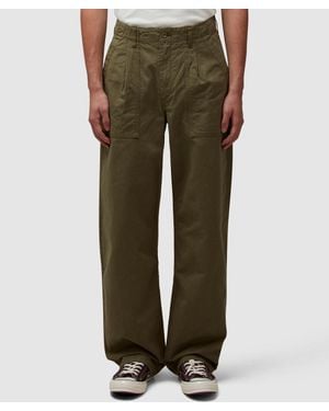 Noah Pleated Fatigue Pant - Green
