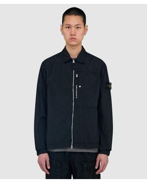Stone Island Nylon Metalineconyl Dyed Shirt - Blue
