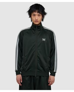 Needles Poly Smooth Track Jacket (Charcoal - Green