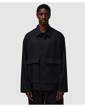 Y-3 Uniform Coach Jacket - Black