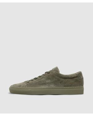 Common Projects Achilles Premium Suede Sneaker (Moss - Green