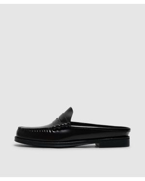 G.H. Bass & Co. Easy Weejun Larson Slide Loafer (Chocolate Lthr - Black