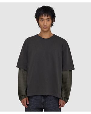 BEACH BRAINS Dream Layer Long Sleeve T-Shirt - Black