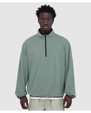 Mellow Clo Summit Half Zip Fleece Jacket (Sage - Green