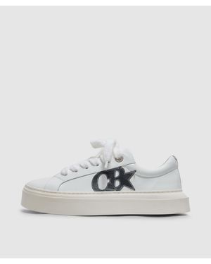 Cole Buxton Logo Trainer - White