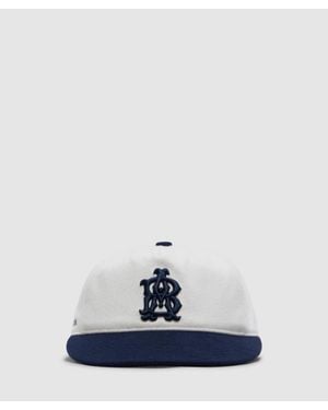 About Blank Monogram Cap (Ecru - Blue