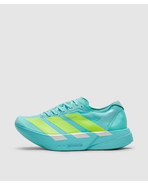 adidas Adizero Adios Pro 4 Trainer (Flash Aqua/Lucid Lemon/Mint Ton - Blue
