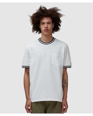 Noah Striped Ringer T-Shirt - White
