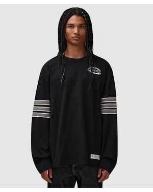 AWAKE NY Varsity Jersey T-Shirt - Black