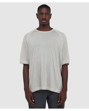 Hiking Patrol X Mammut Tree Wool Fl T-Shirt (Willow Whisper - Grey