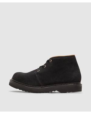 Our Legacy Chukka Boot (Dim Velour Suede - Black