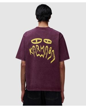 KARMA8A Real Washed T-Shirt - Purple