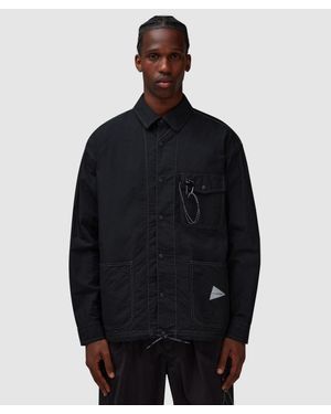and wander Cordura Shirt Jacket - Black