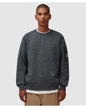 Moncler Cashmere Mouline Sweater - Gray