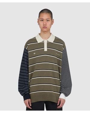 adidas X Song For The Mute Adi007 Long Sleeve T-Shirt Strata/Alumina - Green