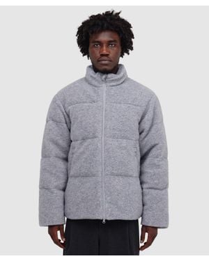 Hiking Patrol Element Texture Down Jacket - Grey