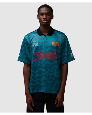 Parra Sports Flag Polo Shirt (Deep Sea - Blue