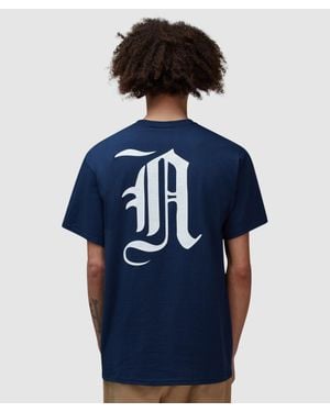 Noah Gothic N T-Shirt - Blue