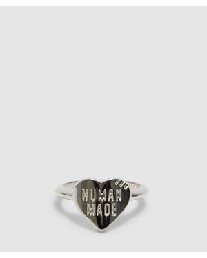 Human Made Heart Ring - White