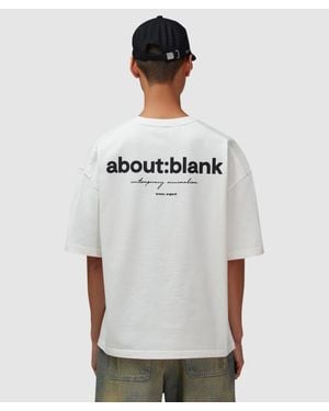 About Blank Box T-Shirt (Oat - White