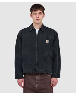 Carhartt Og Detriot Jacket Grind Wash - Blue
