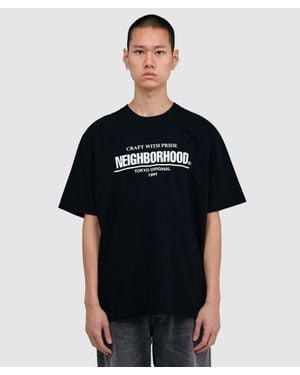 Neighborhood Nh Ss-1 T-Shirt - Black