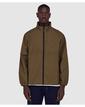 Gramicci Mini Check Nylon Jacket - Brown