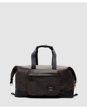 Barbour Field Wax Holdall Bag - Black