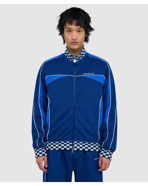 CASABLANCA Cyber Tricot Track Jacket - Blue